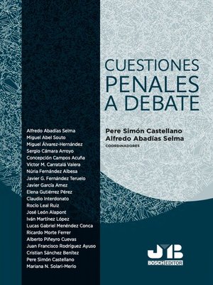cover image of Cuestiones penales a debate